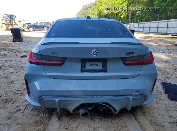 WBS43AY06PFN97481 2023 BMW M3 Blue Вид ззаду