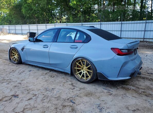WBS43AY06PFN97481 2023 BMW M3 Blue Задня ліва чверть
