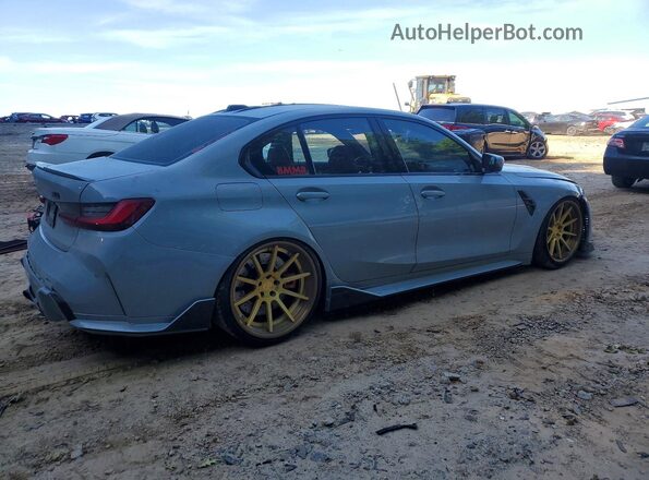 WBS43AY06PFN97481 2023 BMW M3 Blue Задня права чверть