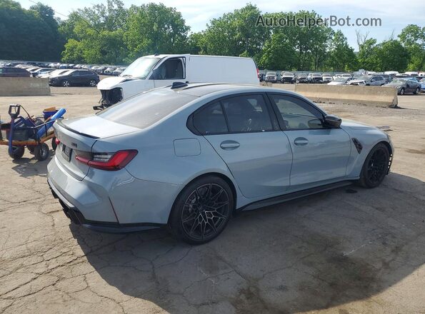 WBS43AY07NFM49899 2022 BMW M3 Gray უკანა მარჯვენა