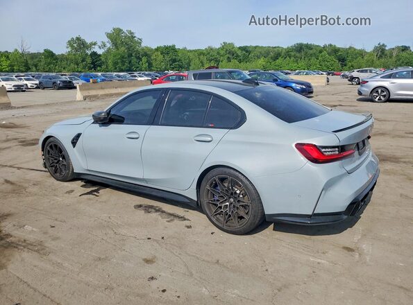 WBS43AY07NFM49899 2022 BMW M3 Gray უკანა მარცხენა