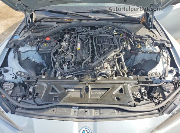 WBS43AY07NFM49899 2022 BMW M3 Gray უკანა სალონის ხედი