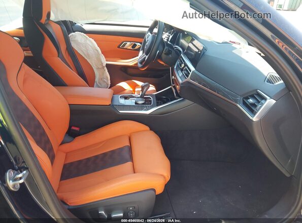 WBS43AY09NFN13814 2022 BMW M3 Синий Вид салона спереди