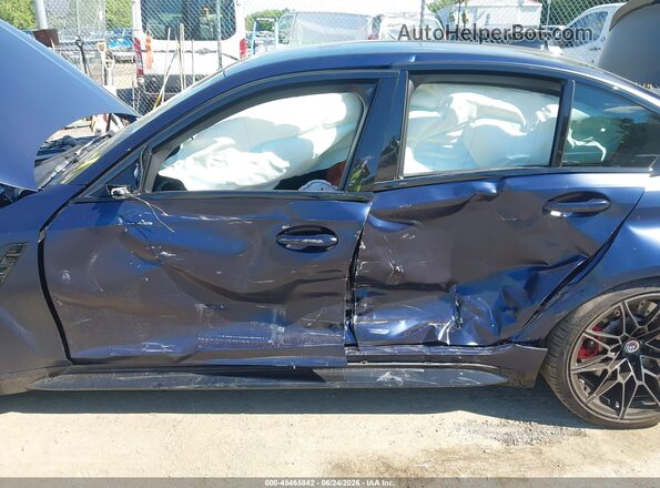 WBS43AY09NFN13814 2022 BMW M3 Синий Вид спереди