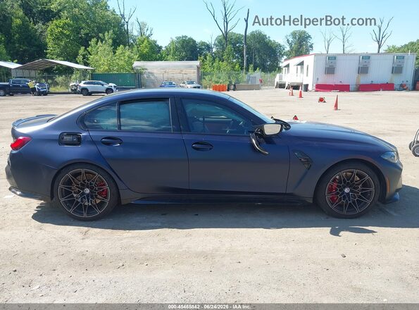WBS43AY09NFN13814 2022 BMW M3 Синий Вид задней части салона