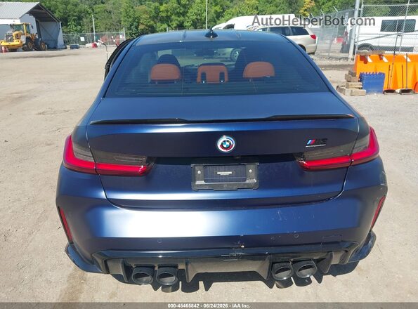 WBS43AY09NFN13814 2022 BMW M3 Синий 