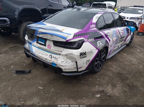 WBS43AY0XRFT44571 2024 BMW M3 Blue Հետևի աջ
