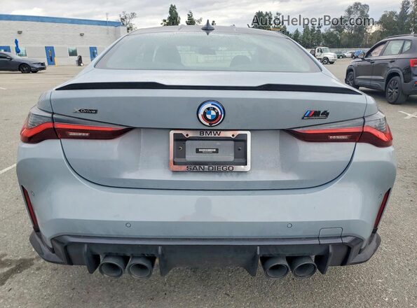 WBS43AZ04PCM32433 2023 BMW M4 Gray უკანა ხედი