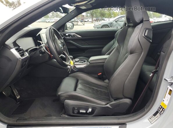 WBS43AZ04PCM32433 2023 BMW M4 Gray წინა სალონის ხედი
