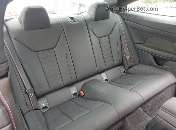 WBS43AZ04PCM32433 2023 BMW M4 Gray უკანა სავარძლების ხედი