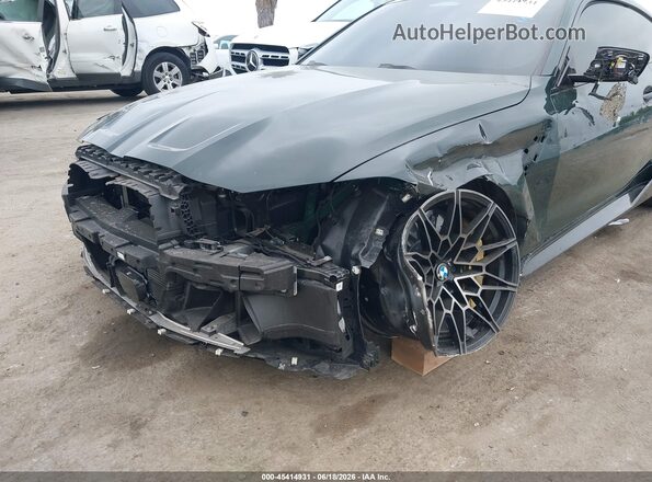 WBS43AZ09RCN79432 2024 BMW M4 Green Widok z przodu