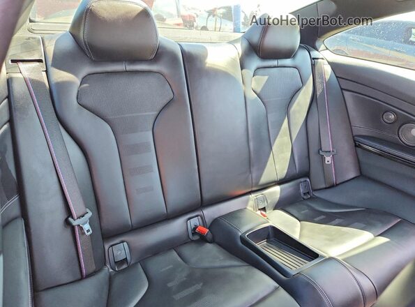 WBS4Y9C04LFH67681 2020 BMW M4 Charcoal Rear seats view