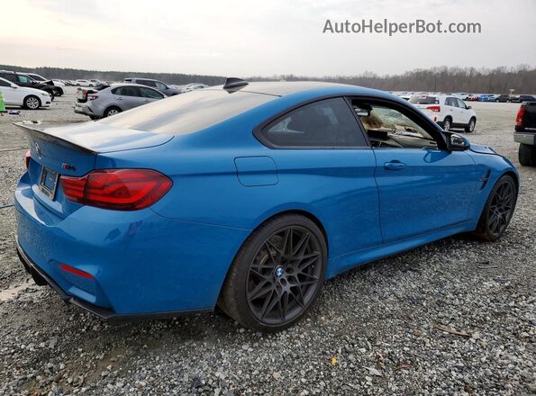 WBS4Y9C08LFJ30239 2020 BMW M4 Teal Trasero derecho