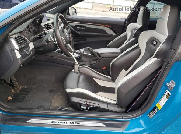WBS4Y9C08LFJ30239 2020 BMW M4 Teal Vista interior delantera