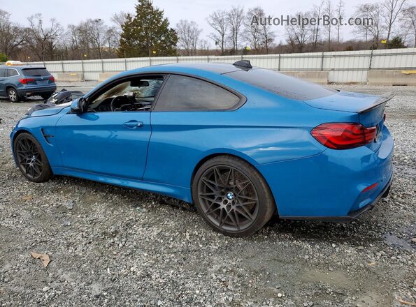 WBS4Y9C08LFJ30239 2020 BMW M4 Teal Trasero izquierdo