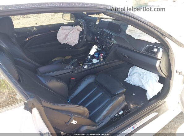 WBS4Z9C04L5R43791 2020 BMW M4 White წინა სალონის ხედი