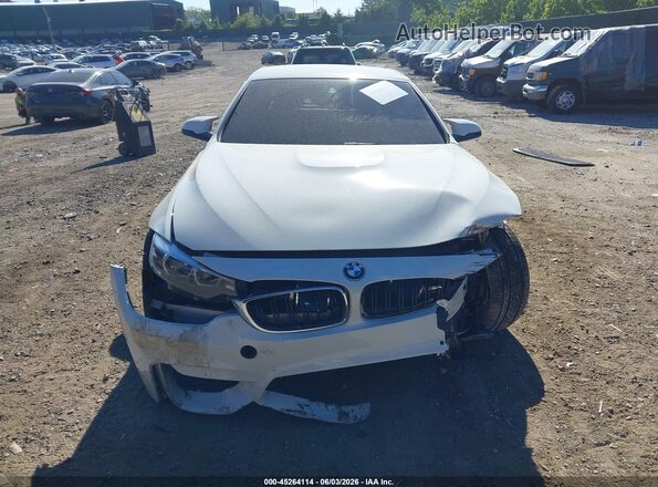 WBS4Z9C04L5R43791 2020 BMW M4 White უკანა სალონის ხედი