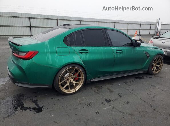 WBS53AY05PFN72706 2023 BMW M3 Green Rear right