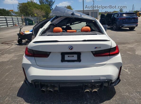 WBS53AY08NFN04915 2022 BMW M3 Two Tone Vista trasera