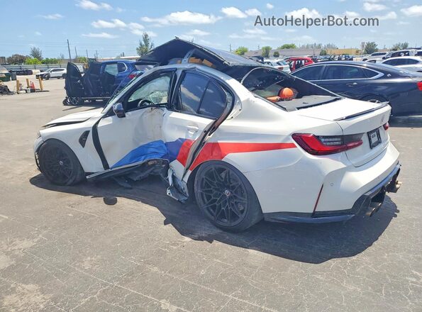 WBS53AY08NFN04915 2022 BMW M3 Two Tone Trasero izquierdo