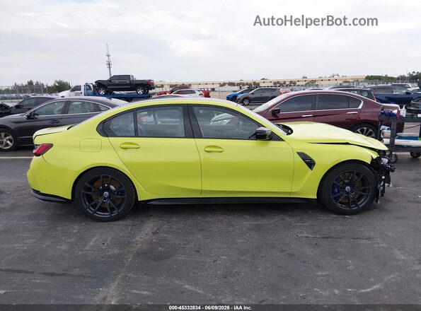 WBS53AY08PFP50026 2023 BMW M3 Green Widok wnętrza z tyłu