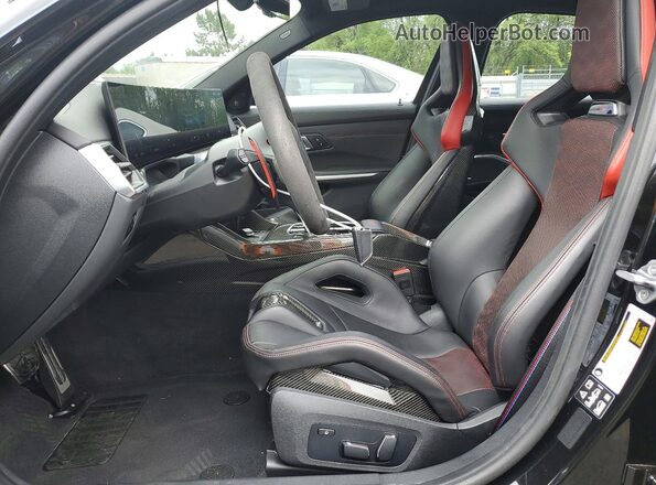 WBS63AY08RFS89742 2024 BMW M3 Black Vista interior delantera