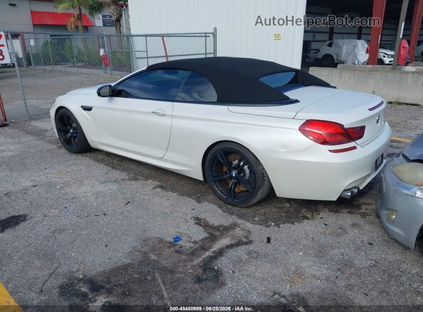 WBS6G9C5XHD932334 2017 BMW M6 Белый Задняя левая четверть