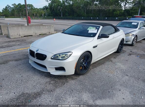 WBS6G9C5XHD932334 2017 BMW M6 Белый Передняя левая четверть