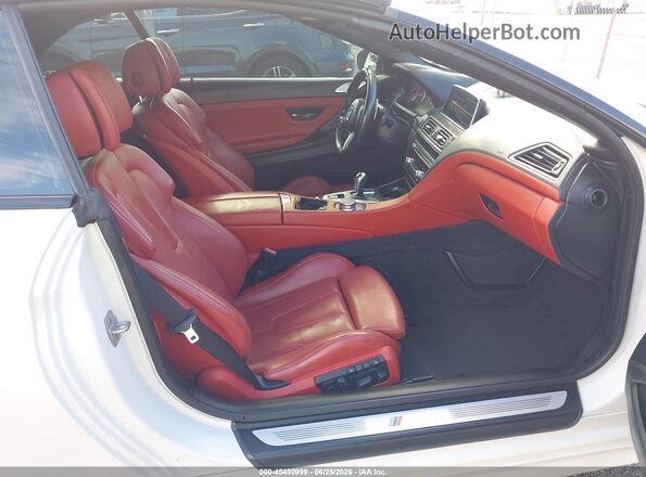 WBS6G9C5XHD932334 2017 BMW M6 Белый Вид салона спереди