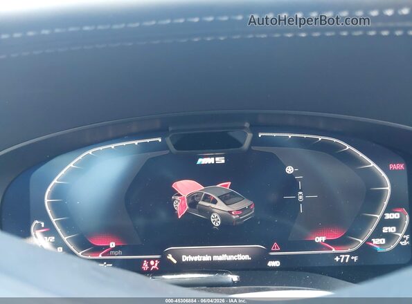 WBS83CH03NCK94802 2022 BMW M5 Серый Вид задних сидений