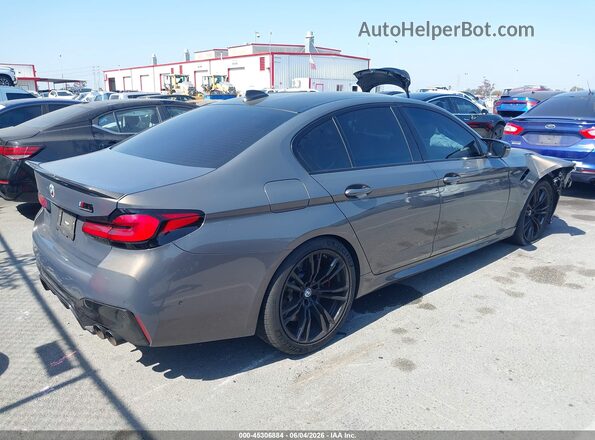 WBS83CH03NCK94802 2022 BMW M5 Серый Задняя правая четверть
