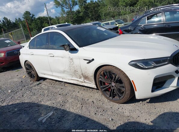 WBS83CH03PCL82915 2023 BMW M5 White Front view