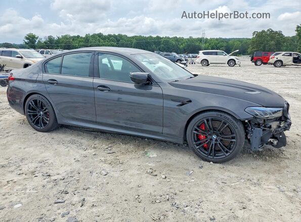 WBS83CH08MCG82044 2021 BMW M5 Charcoal Передня права чверть