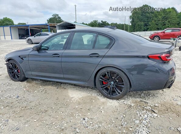 WBS83CH08MCG82044 2021 BMW M5 Charcoal Задня ліва чверть