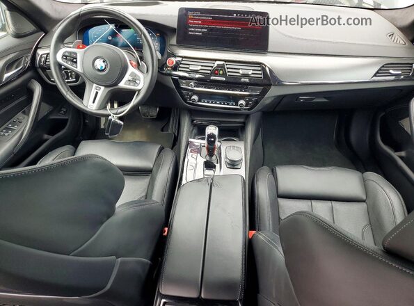 WBS83CH08MCG82044 2021 BMW M5 Charcoal Вид панелі приладів