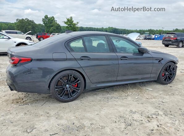WBS83CH08MCG82044 2021 BMW M5 Charcoal Задня права чверть