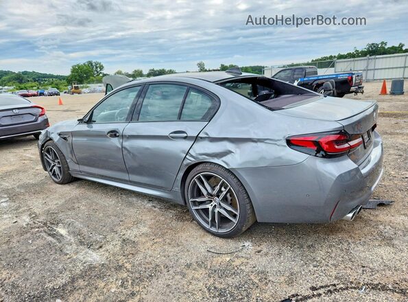 WBS83CH0XPCM97267 2023 BMW M5 Gray Задня ліва чверть