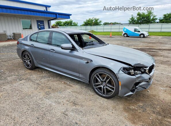 WBS83CH0XPCM97267 2023 BMW M5 Gray Передня права чверть