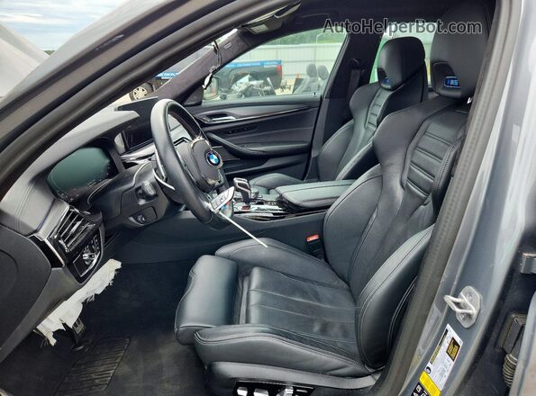 WBS83CH0XPCM97267 2023 BMW M5 Gray Вид салону спереду