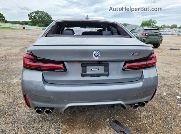 WBS83CH0XPCM97267 2023 BMW M5 Gray Вид ззаду