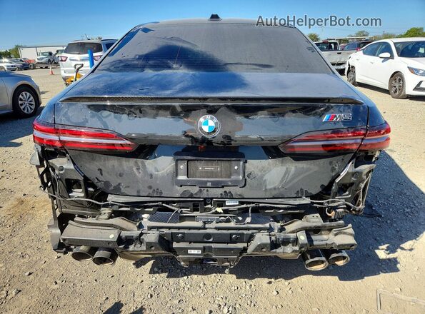 WBS83FK00SCT14543 2025 BMW M5 Black Вид ззаду