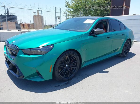 WBS83FK08TCW51768 2026 BMW M5 Green Передня ліва чверть