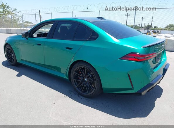 WBS83FK08TCW51768 2026 BMW M5 Green Задня ліва чверть