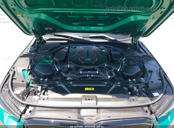 WBS83FK08TCW51768 2026 BMW M5 Green Вид ззаду