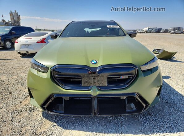 WBS83GV06TCW71762 2026 BMW M5 Green წინა ხედი