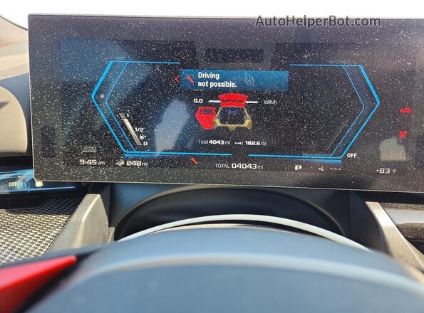 WBS83GV06TCW71762 2026 BMW M5 Green ხელსაწყოთა პანელის ხედი