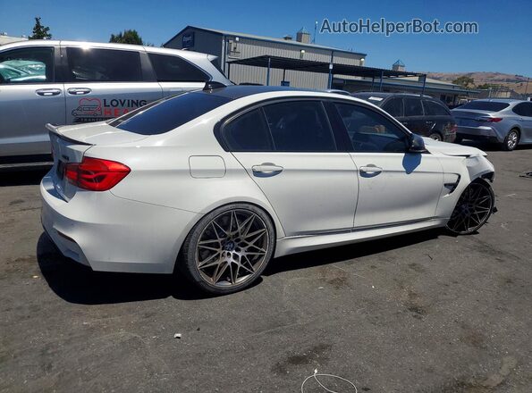 WBS8M9C34H5G85986 2017 BMW M3 White Tył prawy