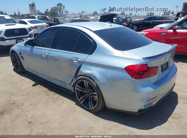 WBS8M9C52GP966976 2016 BMW M3 Серебряный Задняя левая четверть