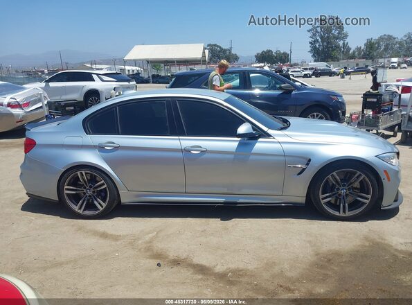 WBS8M9C52GP966976 2016 BMW M3 Серебряный Вид задней части салона