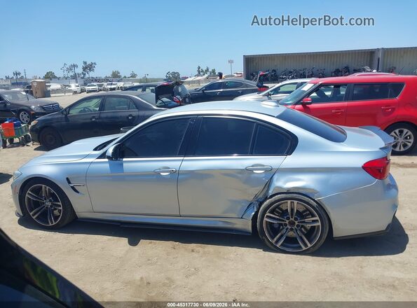 WBS8M9C52GP966976 2016 BMW M3 Серебряный Панорамный вид салона 360°
